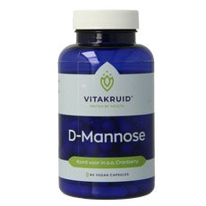 Vitakruid D-Mannose 500 gewonnen uit Cranberry 90.00 Vegetarische capsules