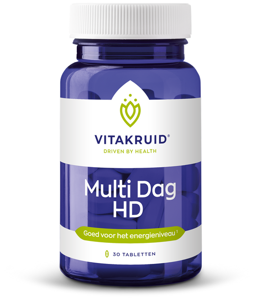 Vitakruid Multi Dag HD 100% Vegan 30.00 Tabletten