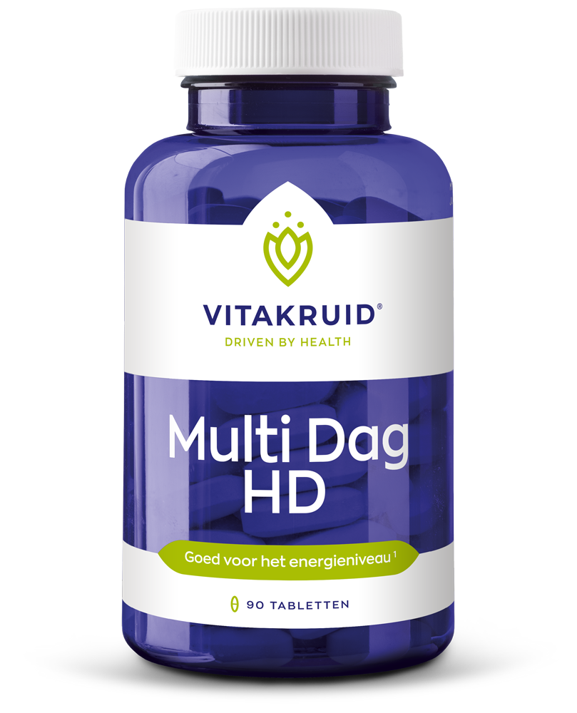 Vitakruid Multi Dag HD 100% Vegan 90 Tabletten