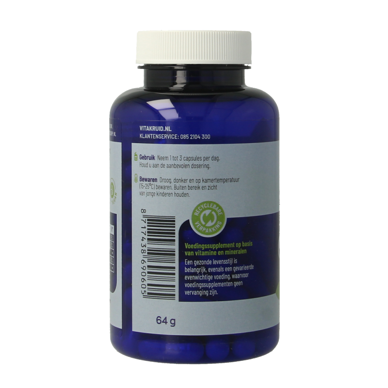 Vitakruid Glycodin Chroom Biotine Alfa-liponzuur L-Taurine 90 Vegetarische capsules