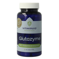 Vitakruid Glutazyme oa Spijsverteringsenzymen en L-Glutamine 90.00 Tabletten