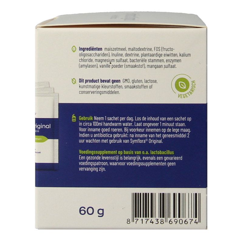 Vitakruid Symflora Original Pre- en Probiotica 8 stammen 30 Sachets