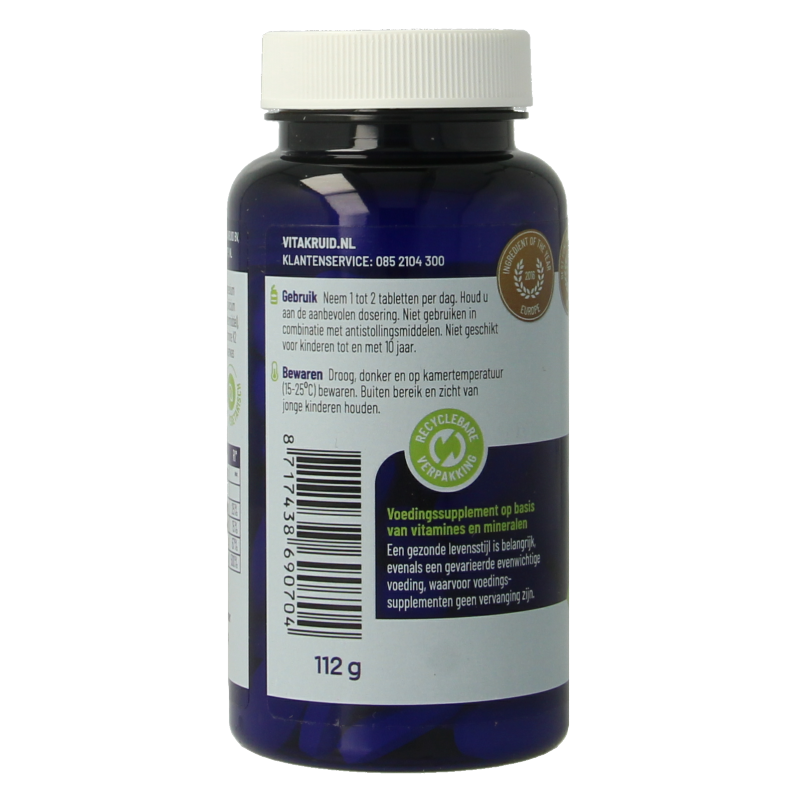 Vitakruid Osta K2 & D3 Algae met Calcium & Magnesium 90 Tabletten