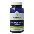 Vitakruid Zink Methionine & Koper Gluconaat 90 Vegetarische capsules