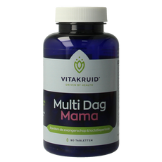 Vitakruid Multi Dag Mama 100% Vegan 90 Tabletten