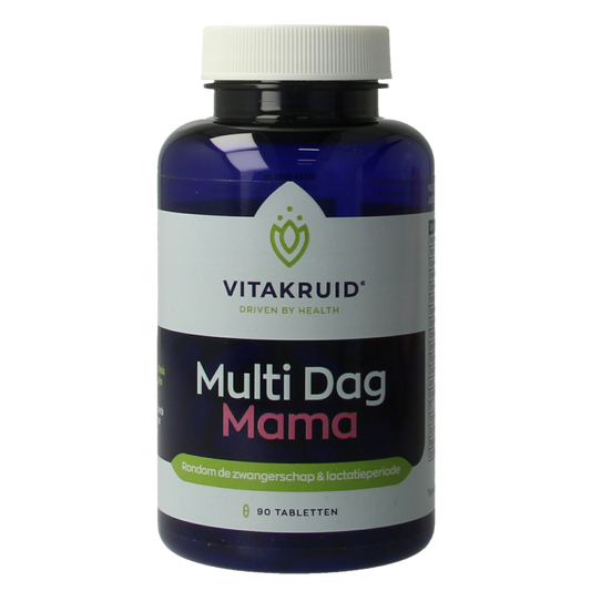 Vitakruid Multi Dag Mama 100% Vegan 90 Tabletten