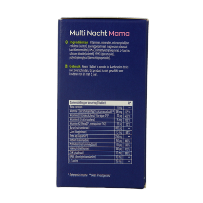 Vitakruid Multi Dag & Nacht Mama 100% Vegan 2 x 30 60.00 Tabletten