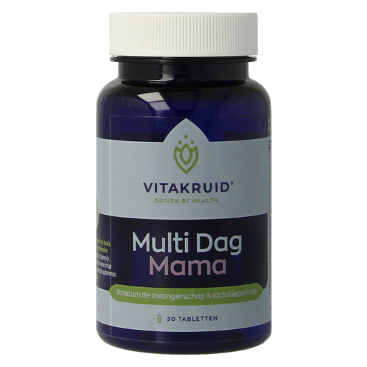 Vitakruid Multi Dag Mama 100% Vegan 30 Tabletten