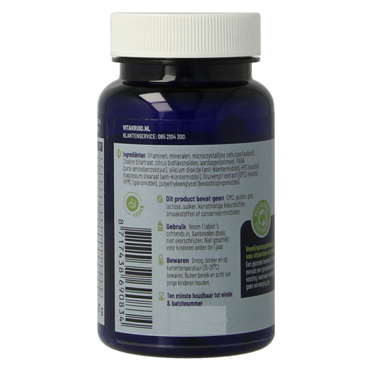 Vitakruid Multi Dag Mama 100% Vegan 30 Tabletten