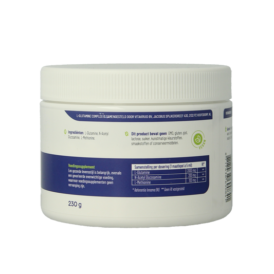Vitakruid L-Glutamine Complex Glucosamine & L-Methionine 230.00 Gram