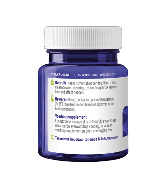 Vitakruid B12 5000 mcg Actief Adenosylcobalamine 60 Smelttabletten