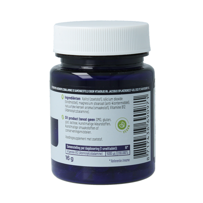 Vitakruid B12 5000 mcg Actief Adenosylcobalamine 60.00 Smelttabletten