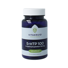 Vitakruid 5-HTP 100mg 60.00 Vegetarische capsules