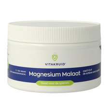 Vitakruid Magnesium Malaat met Vitamine B6 (P-5-P) 120 Gram