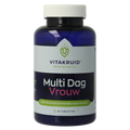 Vitakruid Multi Dag Vrouw 100% Vegan 90 Tabletten