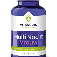 Vitakruid Multi Nacht Vrouw 100% Vegan 90 Tabletten