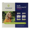 Vitakruid Multi Dag & Nacht Vrouw 100% Vegan 2 x 30 60 Tabletten