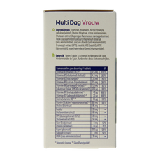 Vitakruid Multi Dag & Nacht Vrouw 100% Vegan 2 x 30 60 Tabletten