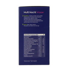 Vitakruid Multi Dag & Nacht Vrouw 100% Vegan 2 x 90 180 Tabletten