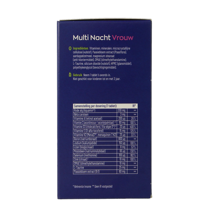 Vitakruid Multi Dag & Nacht Vrouw 100% Vegan 2 x 90 180.00 Tabletten