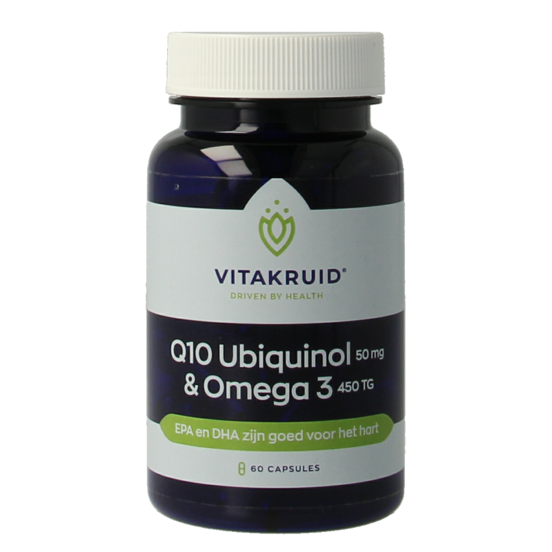 Vitakruid Q10 Ubiquinol 50 mg & Omega 3 450 TG 60 Capsules