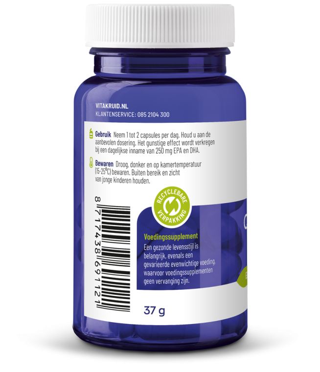 Vitakruid Q10 Ubiquinol 50 mg & Omega 3 450 TG 60 Capsules