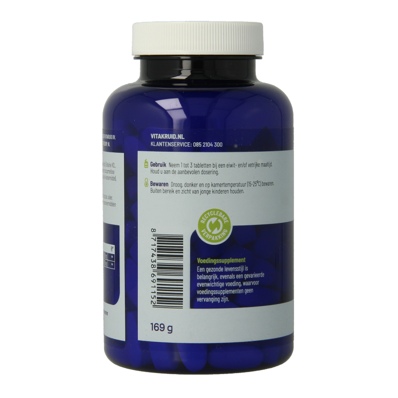 Vitakruid Betaine HCL 650mg & pepsine 160mg 120 Tabletten