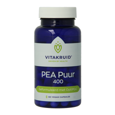 Vitakruid PEA Puur 400 OptiPEA Palmitoylethanolamide 60 Vegetarische capsules