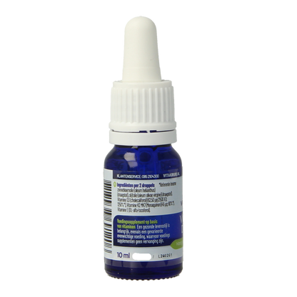 Vitakruid Vitamine D3 & K2 (MenaQ7) met druppelpipet 10 Milliliter