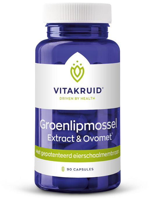 Vitakruid Groenlipmossel extract & Ovomet Eierschaalmembraam 90 Capsules