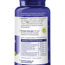 Vitakruid Geheugenformule oa Bacopa monnieri Citicoline OPC 60.00 Vegetarische capsules