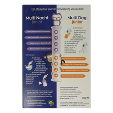 Vitakruid Multi Dag & Nacht Junior 100% Vegan 360 Milliliter