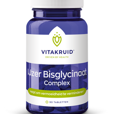 Vitakruid IJzer Bisglycinaat 28 Complex oa Koper Vitamine C 90.00 Tabletten