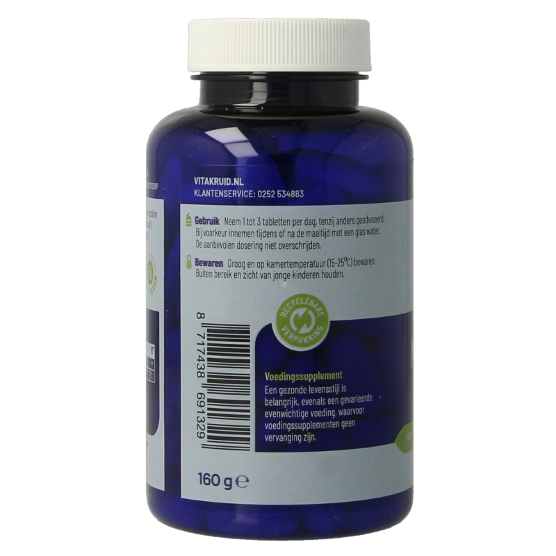 Vitakruid MSM 1000 mg > 99,9% zuiver + vitamine C 120 Tabletten