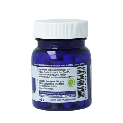 Vitakruid Vitamine D3 75 mcg / 3000 IE 60.00 Vegetarische capsules