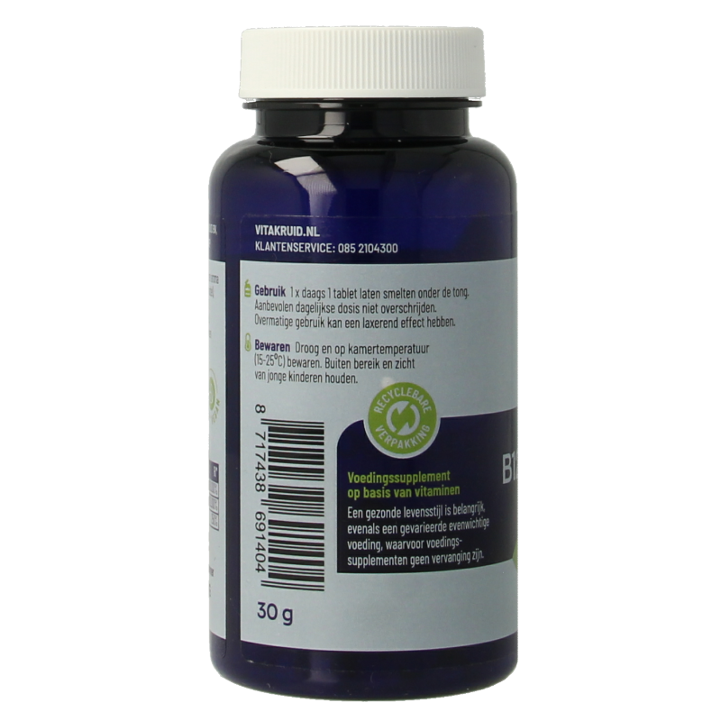 Vitakruid B12 Combi 10.000 met Actief Folaat 120 Smelttabletten