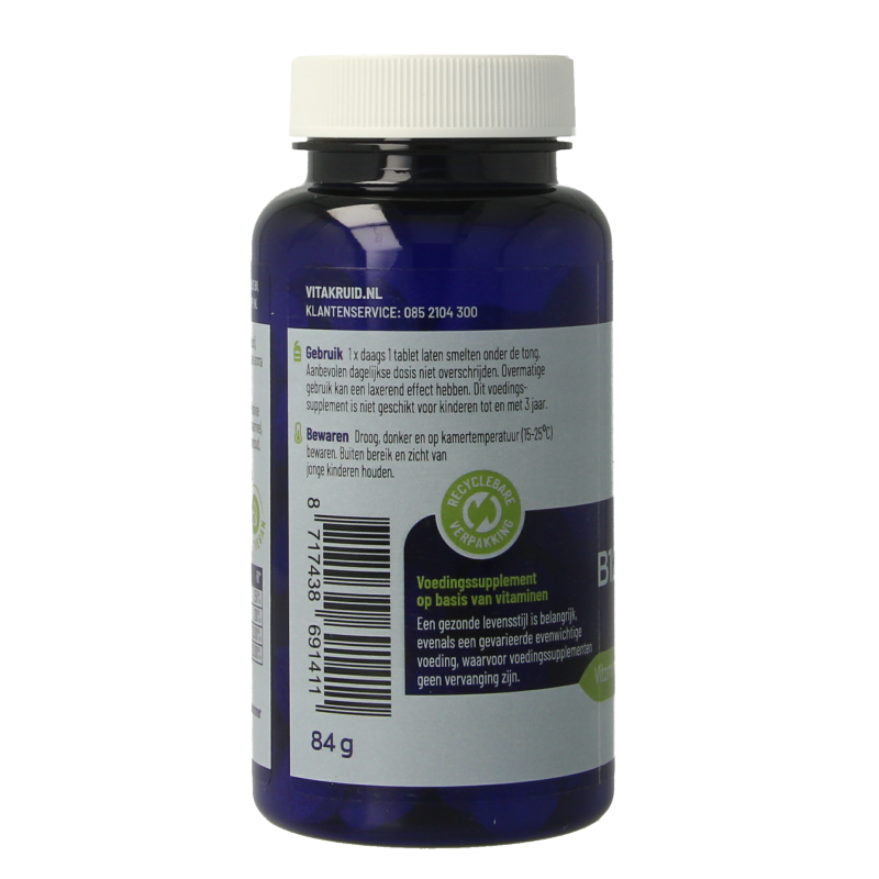 Vitakruid B12 Combi 6.000 met Actief Folaat 120 Smelttabletten