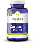 Vitakruid Curcuma C3-2X (95%  curcuminoiden) met Bioperine 120 Vegetarische capsules