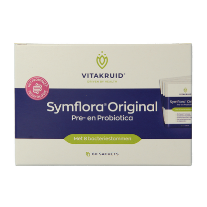 Vitakruid Symflora Original Pre- en Probiotica 8 stammen 60.00 Sachets