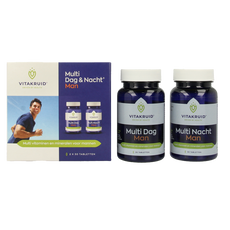 Vitakruid Multi Dag & Nacht Man 100% Vegan 2 x 30 60 Tabletten