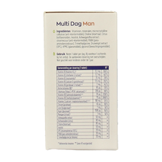 Vitakruid Multi Dag & Nacht Man 100% Vegan 2 x 30 60 Tabletten