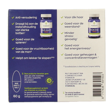 Vitakruid Multi Dag & Nacht Man 100% Vegan 2 x 30 60 Tabletten