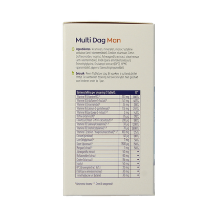 Vitakruid Multi Dag & Nacht Man 100% Vegan 2 x 90 180.00 Tabletten