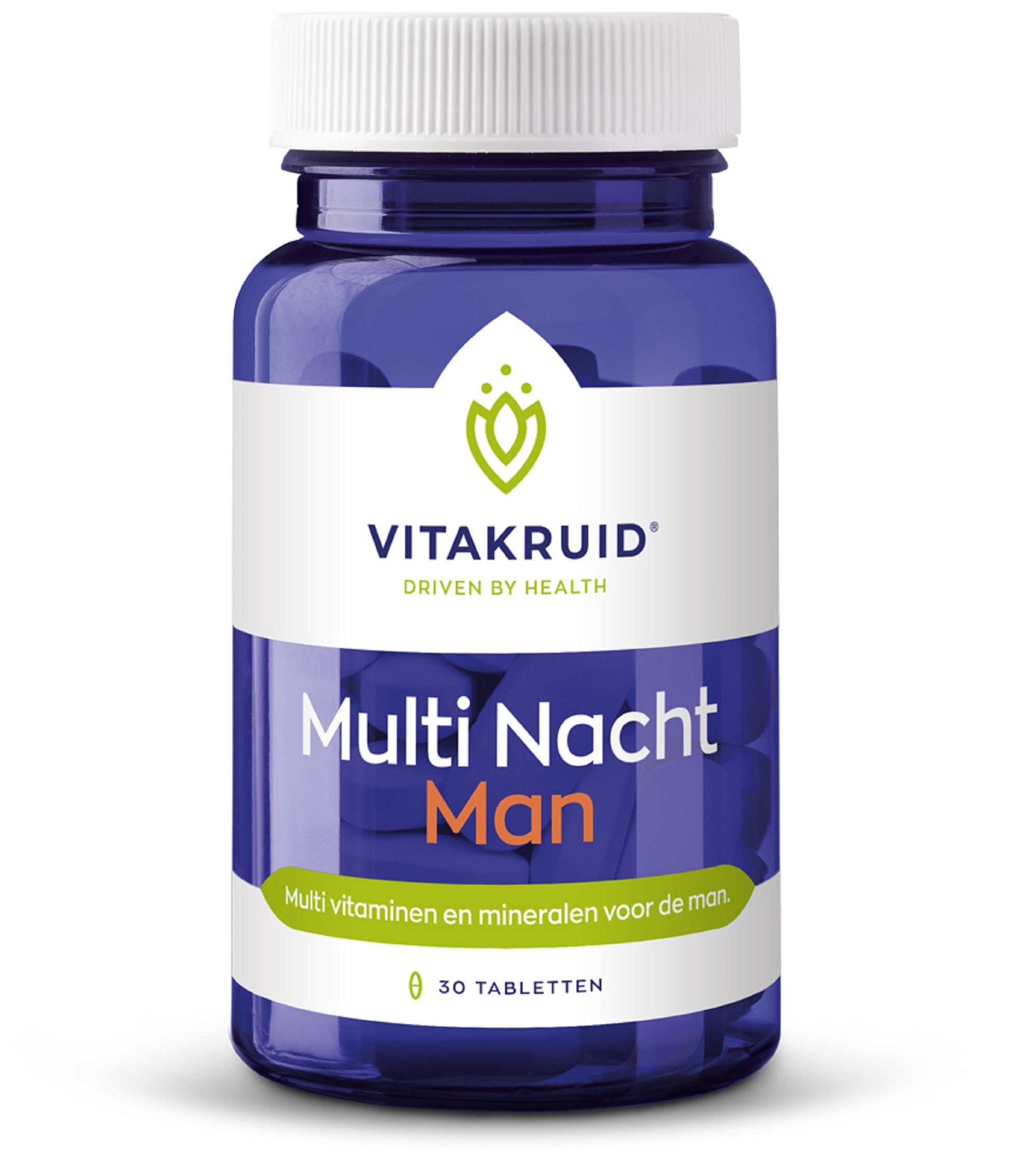 Vitakruid Multi Nacht Man 100% Vegan 30 Tabletten
