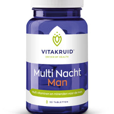 Vitakruid Multi Nacht Man 100% Vegan 30.00 Tabletten