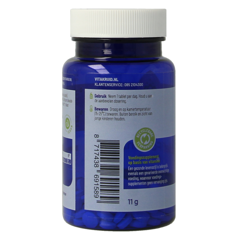 Vitakruid Actief Foliumzuur Quatrefolic 5-MTHF 400 mcg 90 Tabletten
