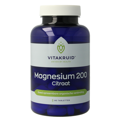 Vitakruid Magnesium 200 citraat 90.00 Tabletten