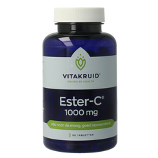 Vitakruid Ester-C Vitamine C 1000 Flavonoiden Rozenbottel 90.00 Tabletten