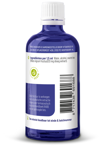 Vitakruid Ribes Nigrum Zwarte bes tinctuur 1:10 100.00 Milliliter