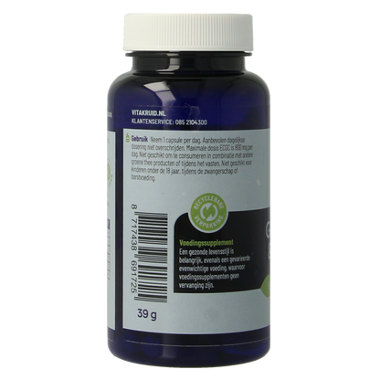 Vitakruid Groene Thee & Bioperine >50% EGCG >80% catechines 60.00 Vegetarische capsules